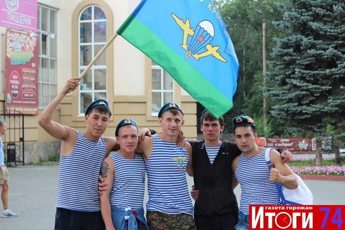 фонтан на день десантника