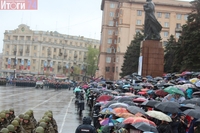 Дождь на Параде Победы
