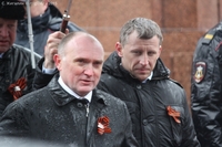 Б. Дубровский на Параде Победы